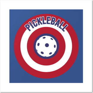 Pickleball - Captain America Posters and Art